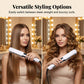 💅 LIMITED TIME 50% OFF! 🌸2-in-1 Hair Straightener and Curler with Negative Ionic Care