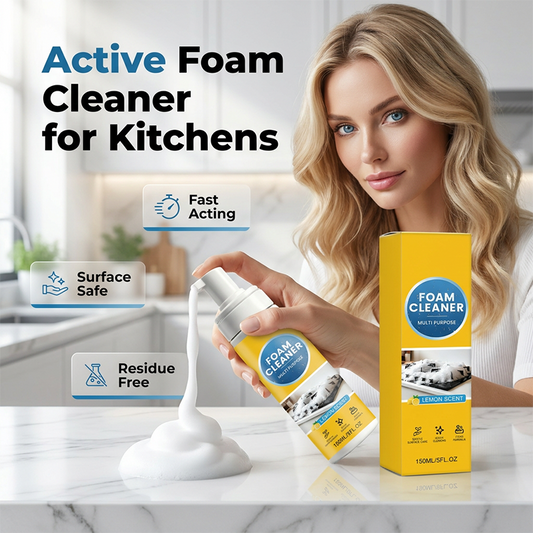🏆 Last Day Special Price! 🔥Buy 2 Get 1 Free🎁Multi-Purpose Foam Cleaner for Kitchen & Home