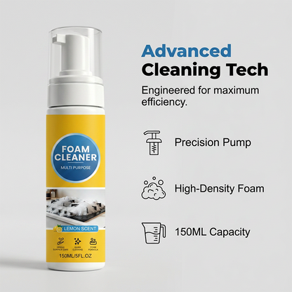 🏆 Last Day Special Price! 🔥Buy 2 Get 1 Free🎁Multi-Purpose Foam Cleaner for Kitchen & Home