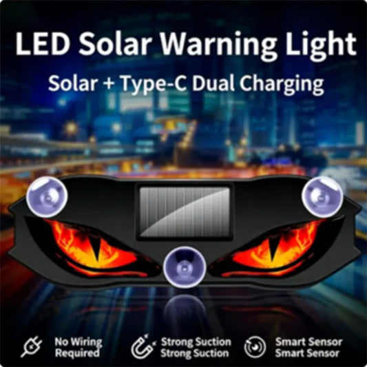 ✨BEST PRICE‼️🎉Solar Powered LED Car Warning Light🎉
