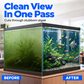 🐠 Tank glass look like a swamp? One pass – spotless. Works on tanks, terrariums, glass.🎉Tanks Cleaner Tool💖