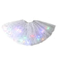 🏆 Last Day 50%OFF!🎁LED Light Up Sequin Tutu Skirt Star Mesh Princess Skirt for Girls and Adults💃