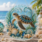 🌞💙Summer Hot Sale– Only ￡9.99‼️🌊DIY Ocean Pearl Painting🌊 – Create Your Own Unique Wall Art with a Beautiful Sea Theme