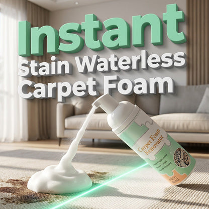 ⏰⚡Last Day Special Price ￡7.99✨ 50% OFF🔥Waterless Carpet Foam Stain Remover