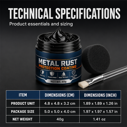 ⏳Time-Limited Special⏰Metal Rust Protection Black Repair Paste