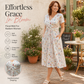 🥳2026 HOT SALE🥳💞50K+ SOLD!🔥🏠 50% OFF! ✨Women's V-Neck Floral Print Dress with Twist Waist