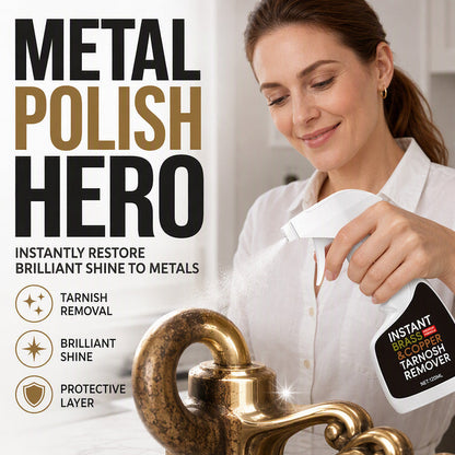🫧🔥2026 Hot Sale 50% OFF✨Instant Brass Tarnish Remover Spray
