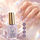 💅⏳LAST DAY SALE ONLY ￡7.99!!✨ 50% OFF! 💜 Lilac Glossy Mirror Nail Strengthener – Fast Air-Dry, Chip-Resistant & Long-Lasting Aurora Finish-D