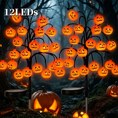 🥳2026 HOT SALE🥳💞50K+ SOLD!🎃🦇 50% OFF!👻Waterproof Halloween Pumpkin Solar Branch Lights