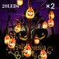 🥳2026 HOT SALE🥳💞50K+ SOLD!🎃🦇 50% OFF!👻Waterproof Halloween Pumpkin Solar Branch Lights