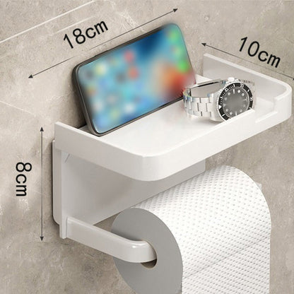 🥳2026 HOT SALE💞50K+ SOLD!💥🧺💨 50% OFF! 💕Wall-Mounted Toilet Paper Holder with Storage Shelf