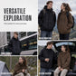 📢📢2026 HOT SALE!!🔥Windproof Hooded Cargo Jacket Waterproof Outdoor Streetwear Coat