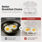 🥳Last Day Buy 1 Get 1 Free Special Price:£7.99!!✨Microwave Egg Poacher with Lid & Handle