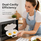 🥳Last Day Buy 1 Get 1 Free Special Price:£7.99!!✨Microwave Egg Poacher with Lid & Handle