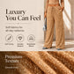 🛍️🍂LAST DAY SALE 70% OFF👍✨Women's Glitter Fashion Adjustable Drawstring Slimming Elastic Waist Straight-Leg Pants-Q