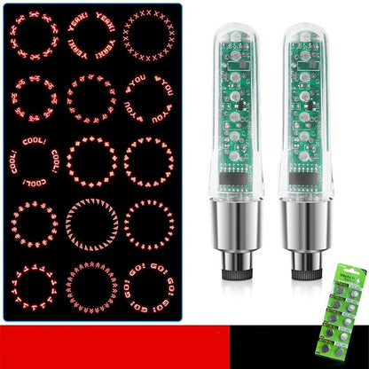 ⏳LAST DAY SALE ONLY ￡7.99!!🔥💞50K+ SOLD! Waterproof Bike Tire Valve Stem Lights