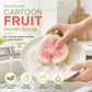 ⏳🔥LIMITED-TIME 50% OFF! ⏰🍓 Cute Fruit Shaped Dishwashing Sponge Scrubber ✨-Q