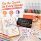 🥳LAST DAY SPECIAL PRICE ￡7.99💞🎁2026 New Arrivals 50% OFF🎨 Quick-Drying Sparkle Pen Set for Cards, Planners and Scrapbooks