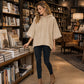 🎁2026 New Arrivals💥Last Day Sale 50% Off💃Women's Loose Fit Wide Sleeve Hoodie Casual Sweatshirt-Q
