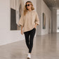 🎁2026 New Arrivals💥Last Day Sale 50% Off💃Women's Loose Fit Wide Sleeve Hoodie Casual Sweatshirt-Q