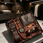 📢📢🏆Last Day Promotion👜50% OFF !! ⏰Men's 7-Piece Gift Set with Watch Wallet Belt Sunglasses Keychain