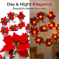 🥳2026 HOT SALE🥳💞50K+ SOLD!🔥🏠 50% OFF! ✨Christmas Poinsettia Flower String Lights