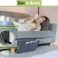 🥳2026 HOT SALE🥳💞50K+ SOLD! 🛏️50% OFF NOW! Bedside Hanging Storage Bag‑Multi‑Pocket Bed Caddy Organizer, Felt Hanging Pouch for Dorm Bunk Bed Hold Tablet Book Phone Stationery