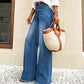 🎁2026 New Arrivals💥👖 Polished Denim Comfort | Women's High-Rise Stretch Straight-Leg Jeans with Washed Finish-Q