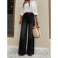 🎁2026 New Arrivals💥👖 Polished Denim Comfort | Women's High-Rise Stretch Straight-Leg Jeans with Washed Finish-Q
