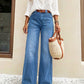 🎁2026 New Arrivals💥👖 Polished Denim Comfort | Women's High-Rise Stretch Straight-Leg Jeans with Washed Finish-Q