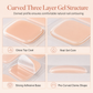 🥳2026 HOT SALE🥳💞50K+ SOLD! 🌸 50% OFF NOW! 🌸Solid Color Semi-Cured Gel Nail Strips Kit