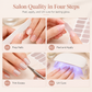 🥳2026 HOT SALE🥳💞50K+ SOLD! 🌸 50% OFF NOW! 🌸Solid Color Semi-Cured Gel Nail Strips Kit