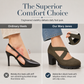 🎁2026 New Arrivals💥50% OFF! 👠Women's Round Toe Crisscross Strap Mary Jane Platform Chunky High Heels-Q