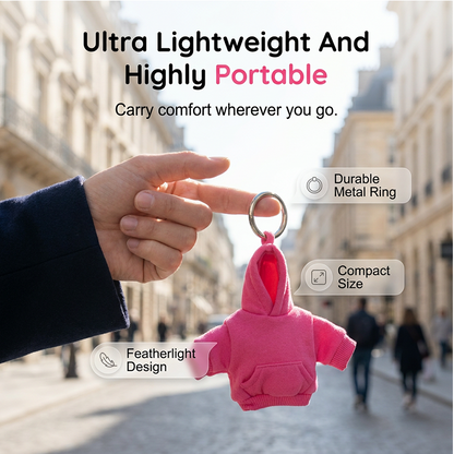 🥳2026 HOT SALE🥳💞50K+ SOLD! 🌟Fashionable Miniature Hoodie Keychain Accessory