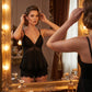 🥳2026 HOT SALE🥳💞50K+ SOLD! 💕✨ 50% OFF! Lace Trimmed V-Neck Camisole & Shorts Sleepwear Set-Q