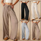 🎁2026 New Arrivals💥Last Day Sale 50% Off💃 Women’s Casual Soft Wide-Leg Pants With Drawstring-Q