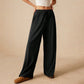 🎁2026 New Arrivals💥Last Day Sale 50% Off💃 Women’s Casual Soft Wide-Leg Pants With Drawstring-Q