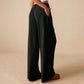🎁2026 New Arrivals💥Last Day Sale 50% Off💃 Women’s Casual Soft Wide-Leg Pants With Drawstring-Q