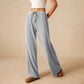 🎁2026 New Arrivals💥Last Day Sale 50% Off💃 Women’s Casual Soft Wide-Leg Pants With Drawstring-Q