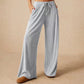 🎁2026 New Arrivals💥Last Day Sale 50% Off💃 Women’s Casual Soft Wide-Leg Pants With Drawstring-Q