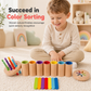 🥳2026 HOT SALE🥳💞50K+ SOLD! 💕✨ 50% OFF!🍼 Montessori Color Sorting Toy Set with Cups and Sorting Sticks for Toddlers