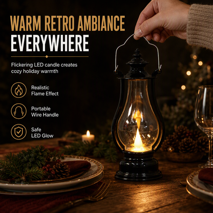 🥰2026 HOT SALE💥💞50K+ SOLD! 💕✨ 50% OFF!🌟Vintage LED Kerosene Lantern Decorative Hanging Lamp