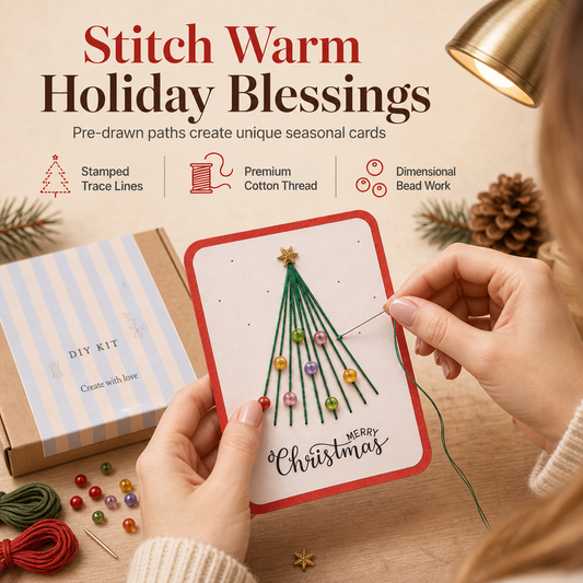 🎅Ready for Christmas!🌟 Shopping Frenzy: Entire Store 50% OFF!💖Merry Christmas DIY Greeting Card Making Kit