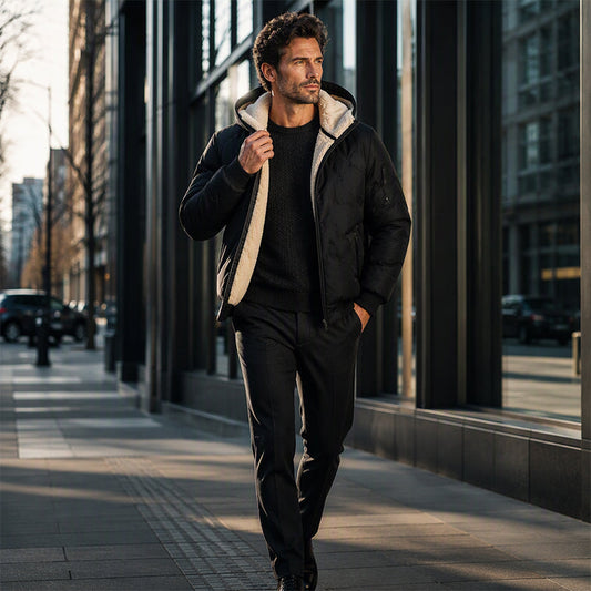 🎁2026 New Arrivals💥Last Day Sale 50% Off🔥Men's Winter Thickened Hooded Jacket