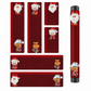 🎅Christmas Burlap Refrigerator Door Handle Covers Holiday Kitchen Appliance Protectors for Microwave and Fridge