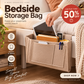 🥳2026 HOT SALE🥳💞50K+ SOLD! 🛏️50% OFF NOW! Bedside Hanging Storage Bag‑Multi‑Pocket Bed Caddy Organizer, Felt Hanging Pouch for Dorm Bunk Bed Hold Tablet Book Phone Stationery