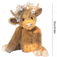 🎄Christmas New Gift Toy🐂🎁Cute Cartoon Highland Cow Cuddly Toy🔥1